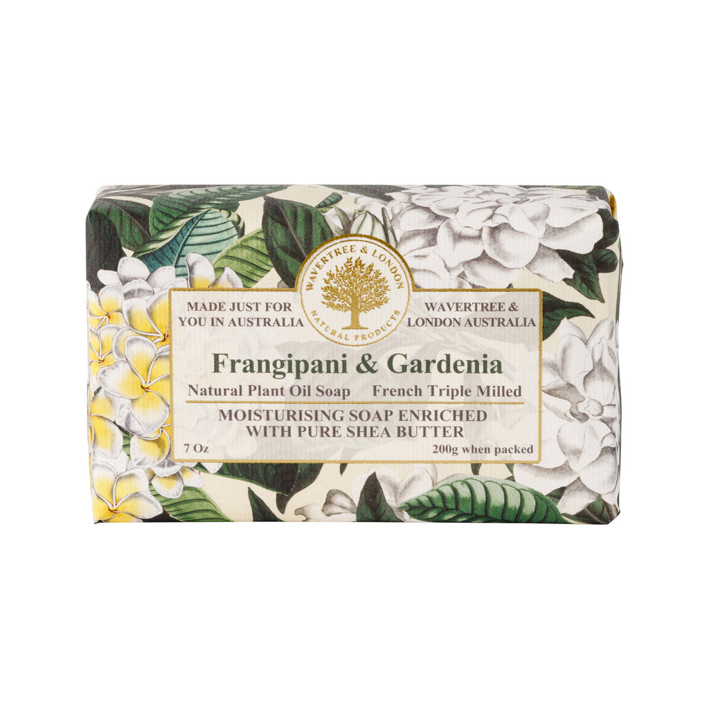 Wavertree & London Thinking of You - Frangipani and Gardenia Fragrance Soap Bar - 200g