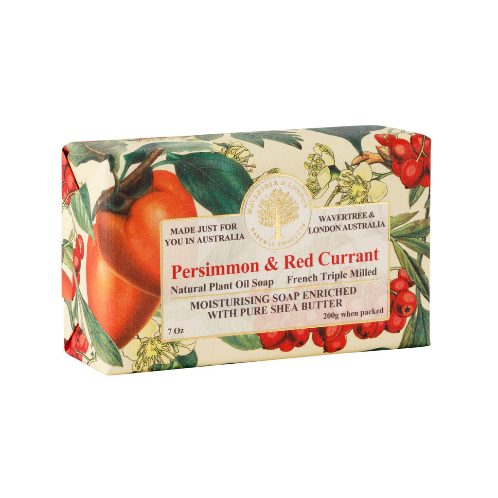 Wavertree & London Persimmon & Red Currant Soap Bar - 200g