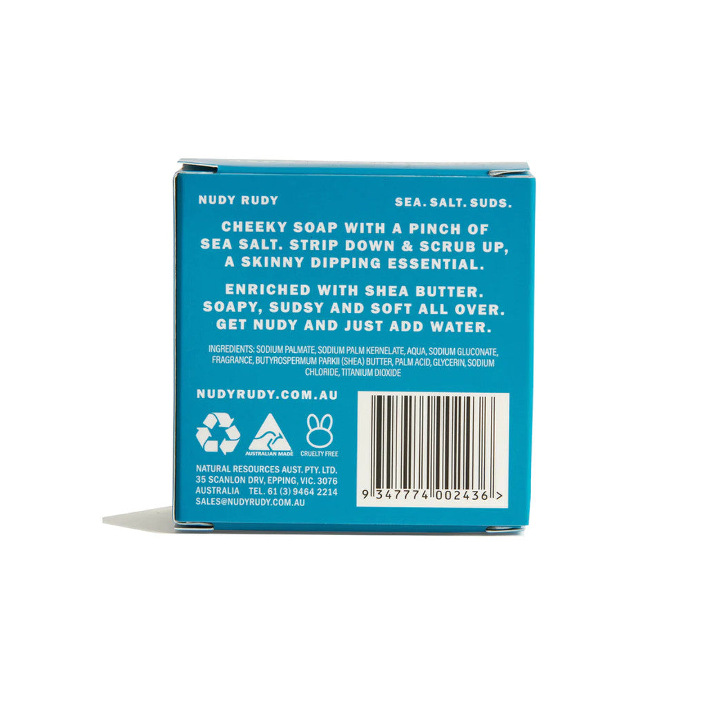Nudy Rudy Sea Salt Suds Soap Bar