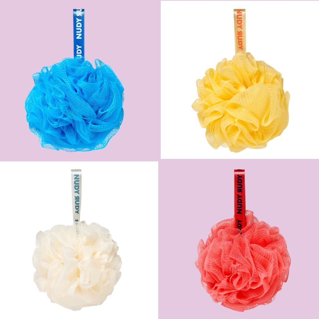 Nudy Rudy Shower Puff (Yellow)
