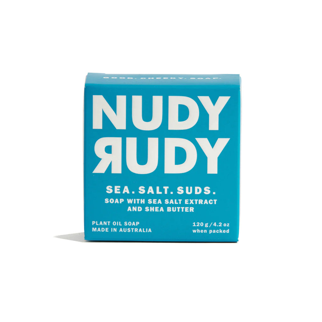 Nudy Rudy Sea Salt Suds Soap Bar