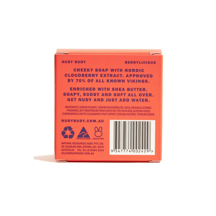 Nudy Rudy Berrylicious Soap Bar