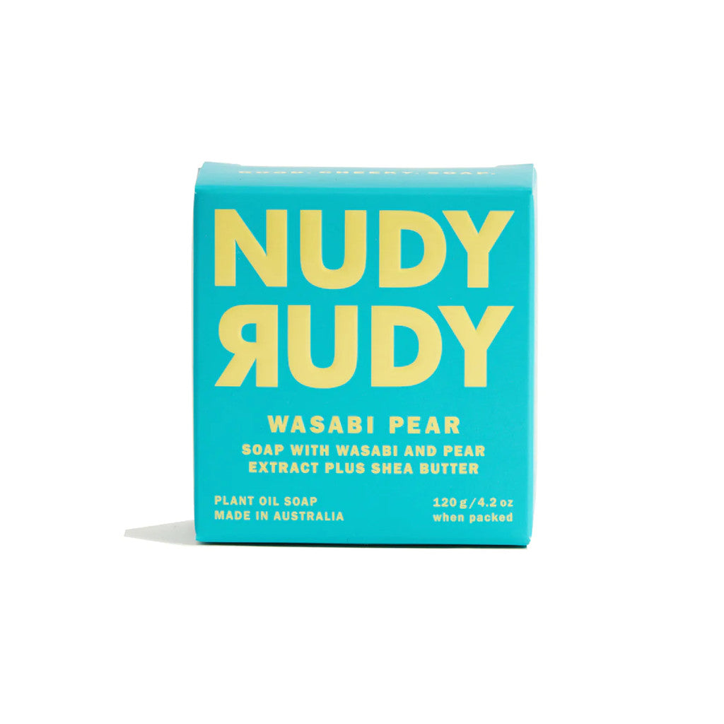 Nudy Rudy Wasabi Pear Soap Bar