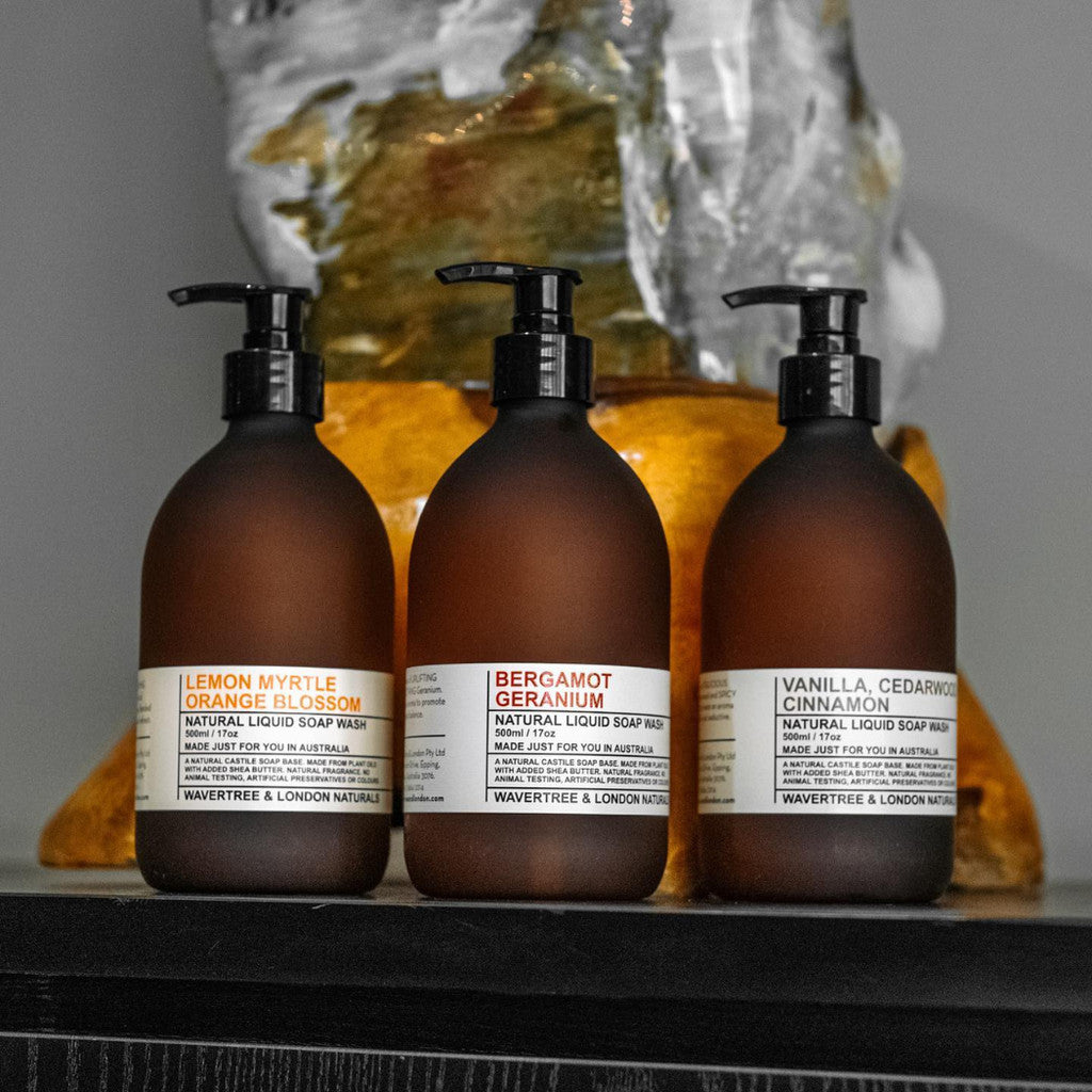 Wavertree & London Vanilla, Cedarwood & Cinnamon Liquid Soap - 500ml