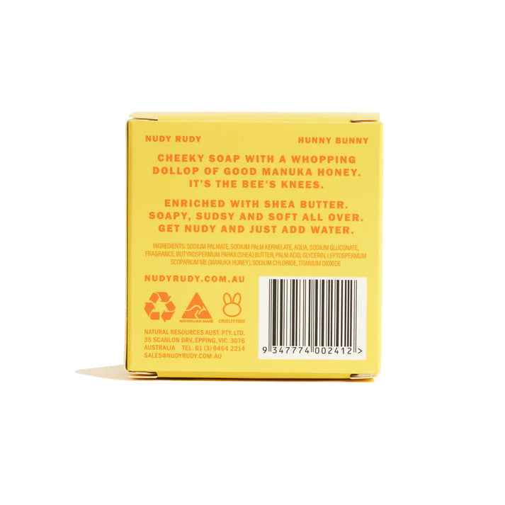 Nudy Rudy Hunny Bunny Soap Bar