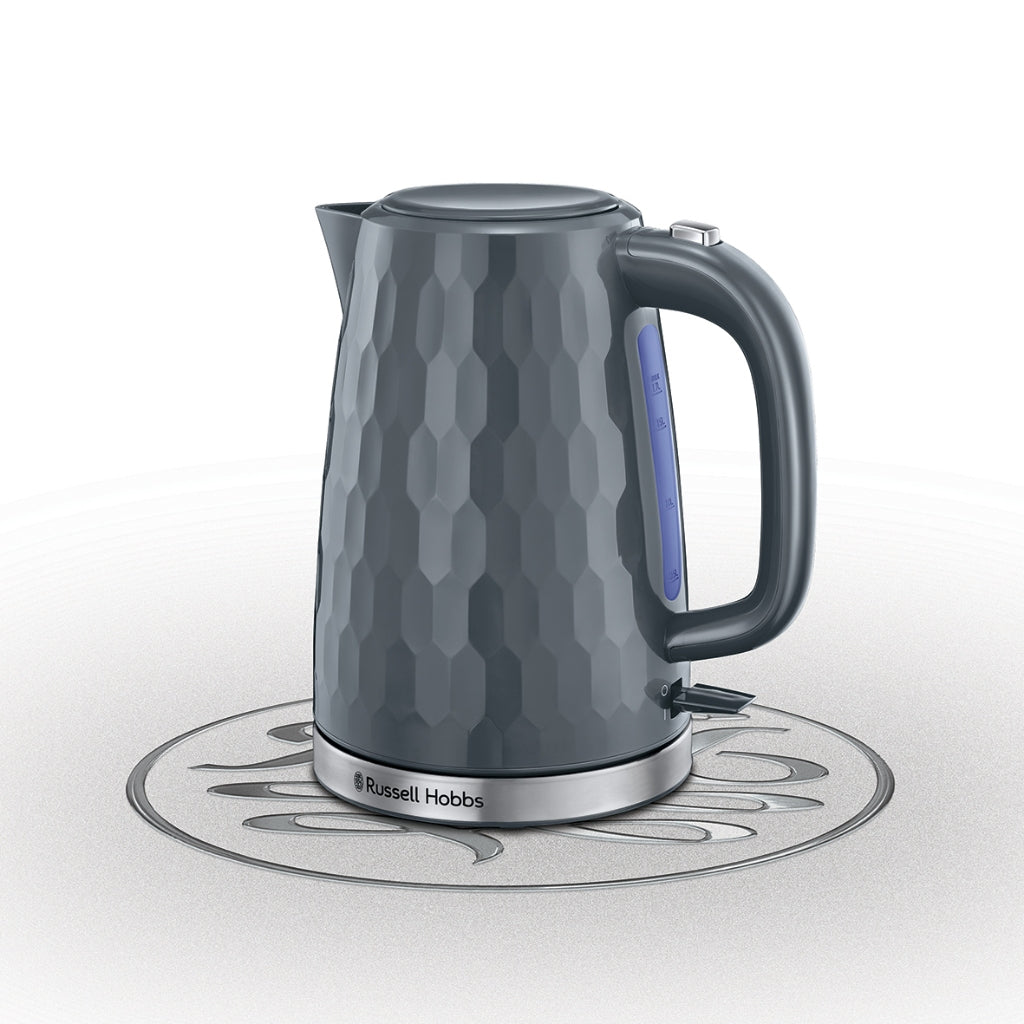 Russell Hobbs 26053-70 Honeycomb Kettle Grey