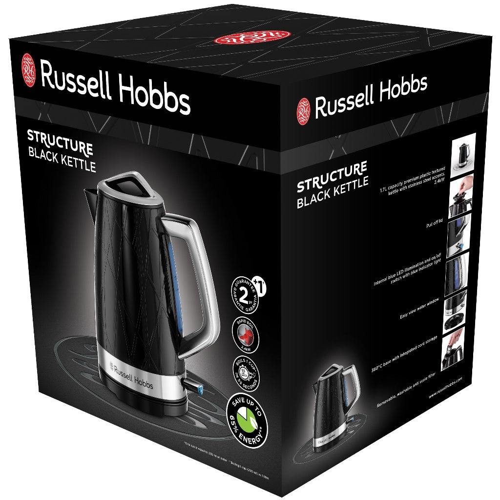Russell Hobbs 28081-70 Structure Kettle Black