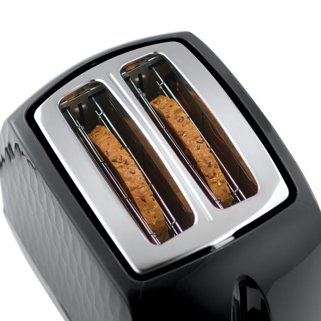 Russell Hobbs 26061-56 Honeycomb Black 2 Slice Toaster