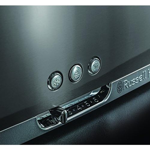 Russell Hobbs 23251-56 Luna Moonlight Grey Long Slot Toaster