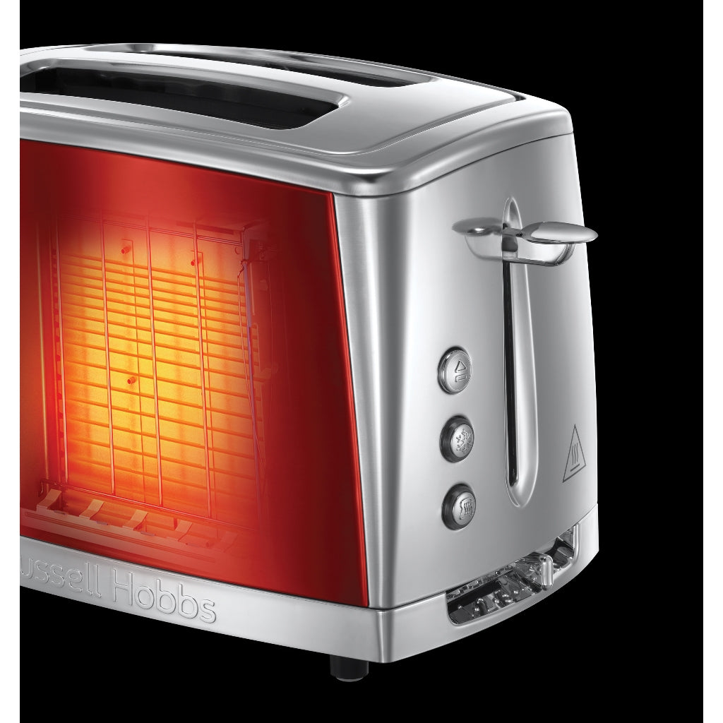 Russell Hobbs 23220-56 Luna Solar Red 2 Slice Toaster
