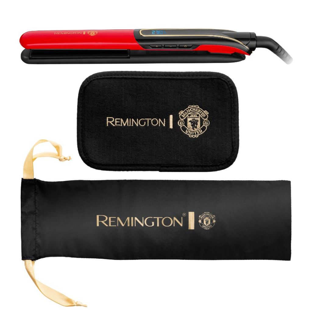 Remington S6755 Man Utd Sleek & Curl Expert Straightener