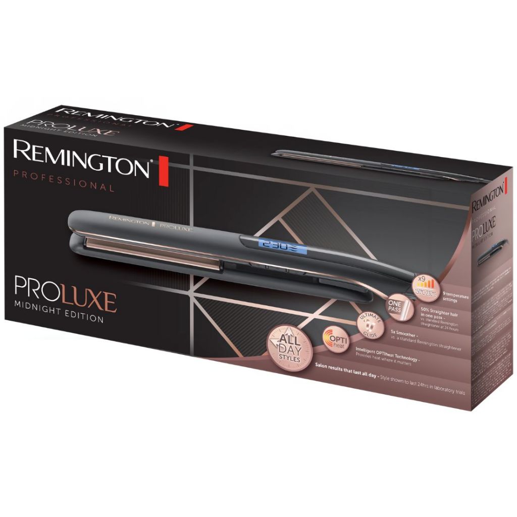 Remington S9100B PROluxe Midnight Edition Straightener