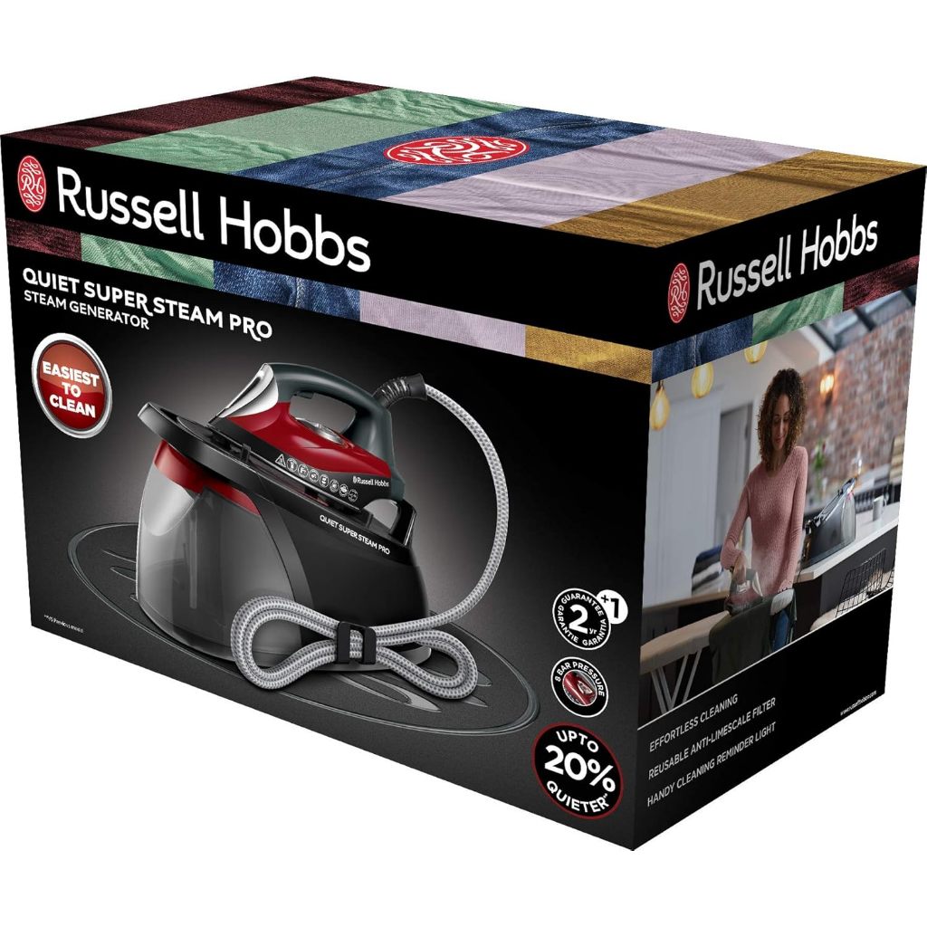 Russell Hobbs 24460-56 Quiet Super Steam Pro Steam Generator