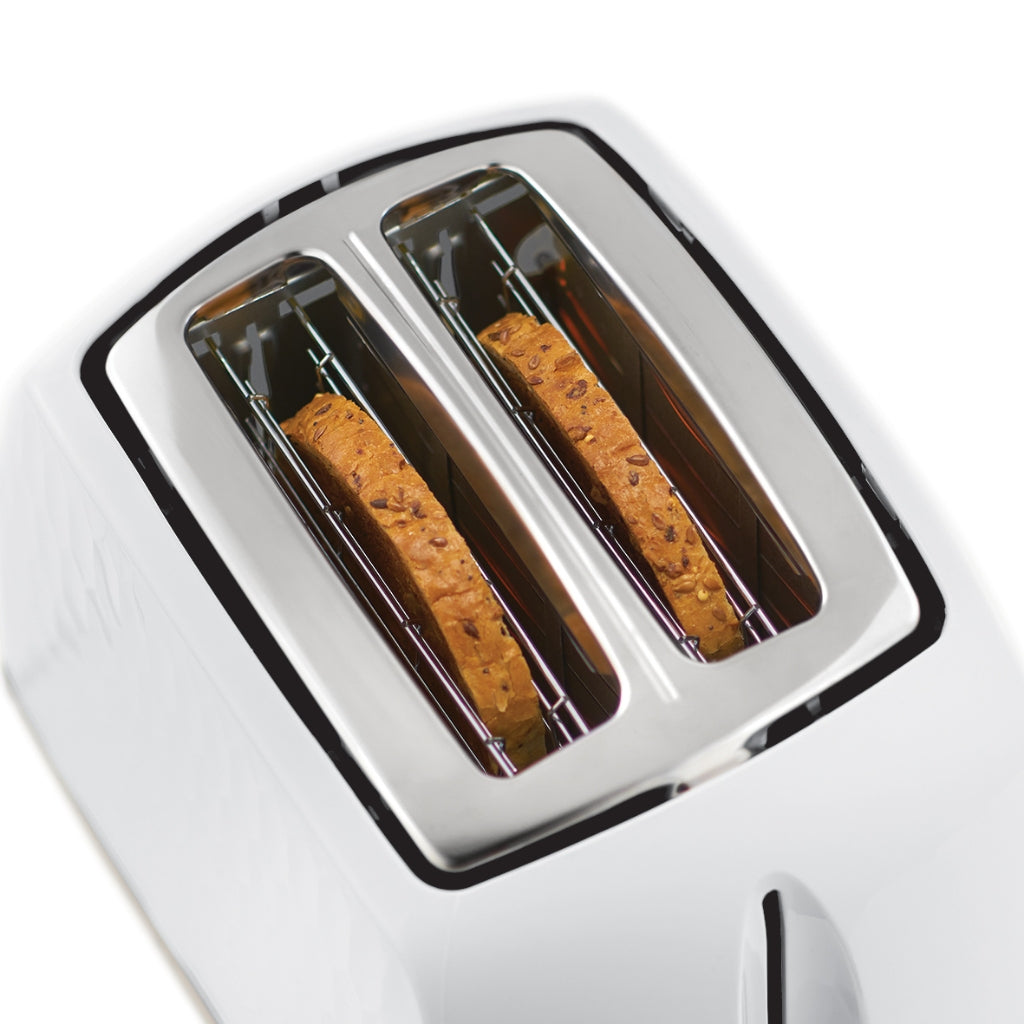Russell Hobbs 26060-56 Honeycomb White 2 Slice Toaster