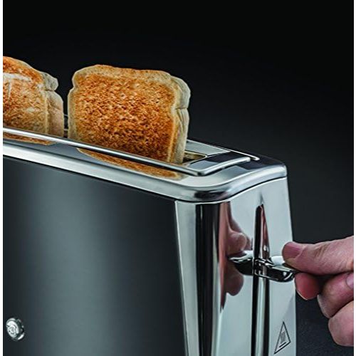 Russell Hobbs 23251-56 Luna Moonlight Grey Long Slot Toaster