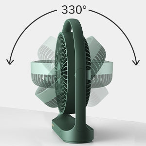 JisuLife FA19A Portable Desk Fan - Green