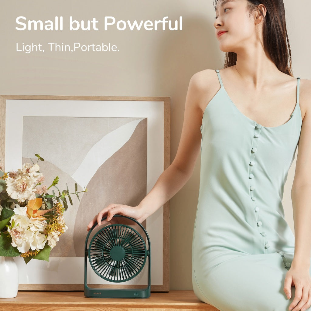 JisuLife FA19A Portable Desk Fan - Green