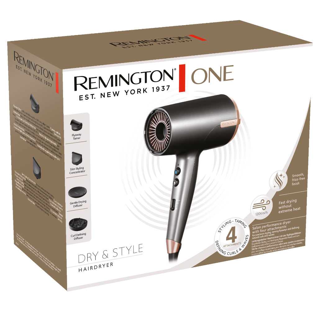 Remington D6077 ONE Dry & Style Hairdryer