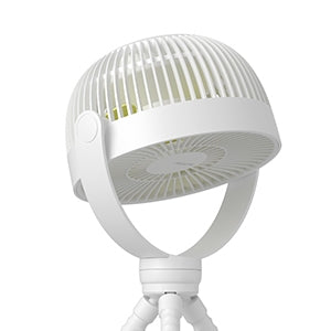 JisuLife FA24 Octopus Fan with Flexible Tripods - White