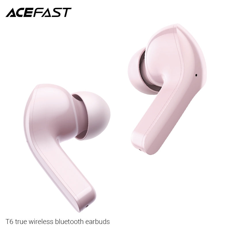 ACEFAST T6 True Wireless Stereo Headset - Pink Lotus