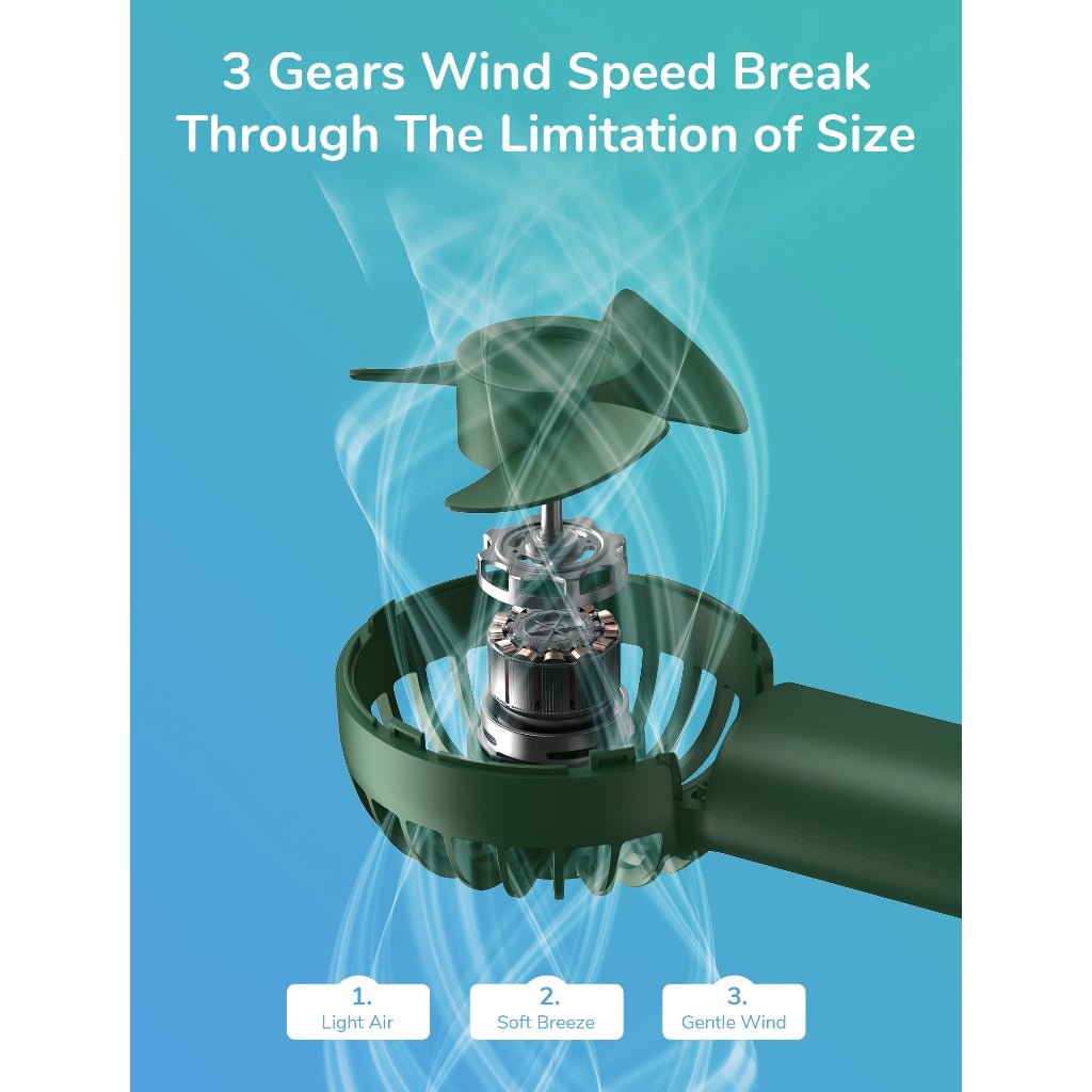 JisuLife FA20 Mini Handheld Fan - Green
