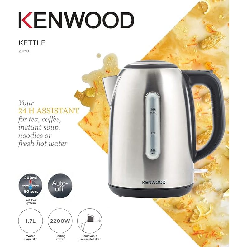 Kenwood Kettle Cordless 1.7L Essentials Collection ZJM01