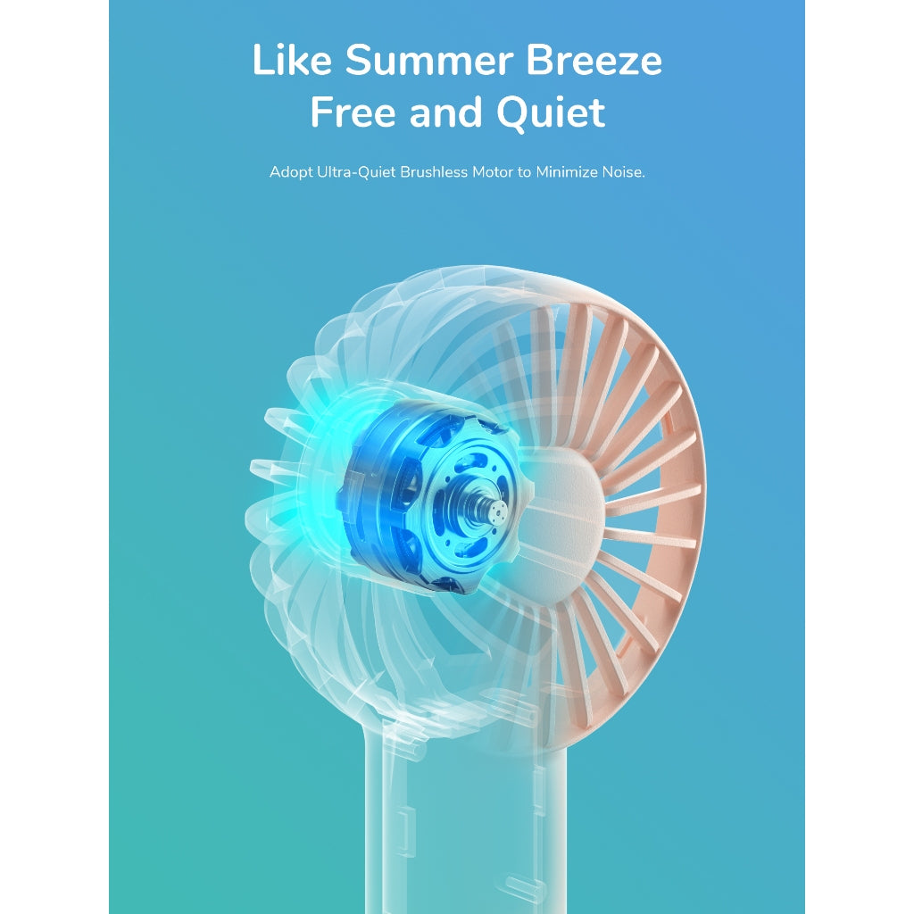 JisuLife FA20 Mini Handheld Fan - Pink