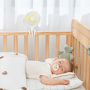 JisuLife FA24 Octopus Fan with Flexible Tripods - White