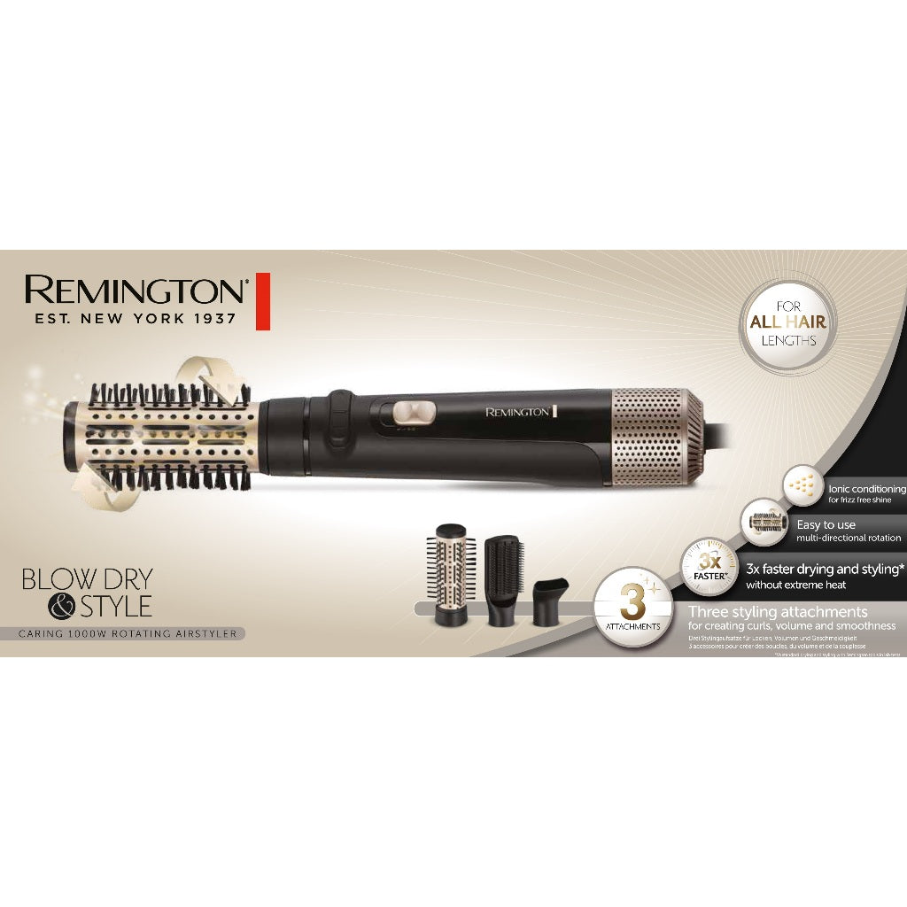 Remington AS7580 Blow Dry & Style – Caring 1000W Rotating Airstyler
