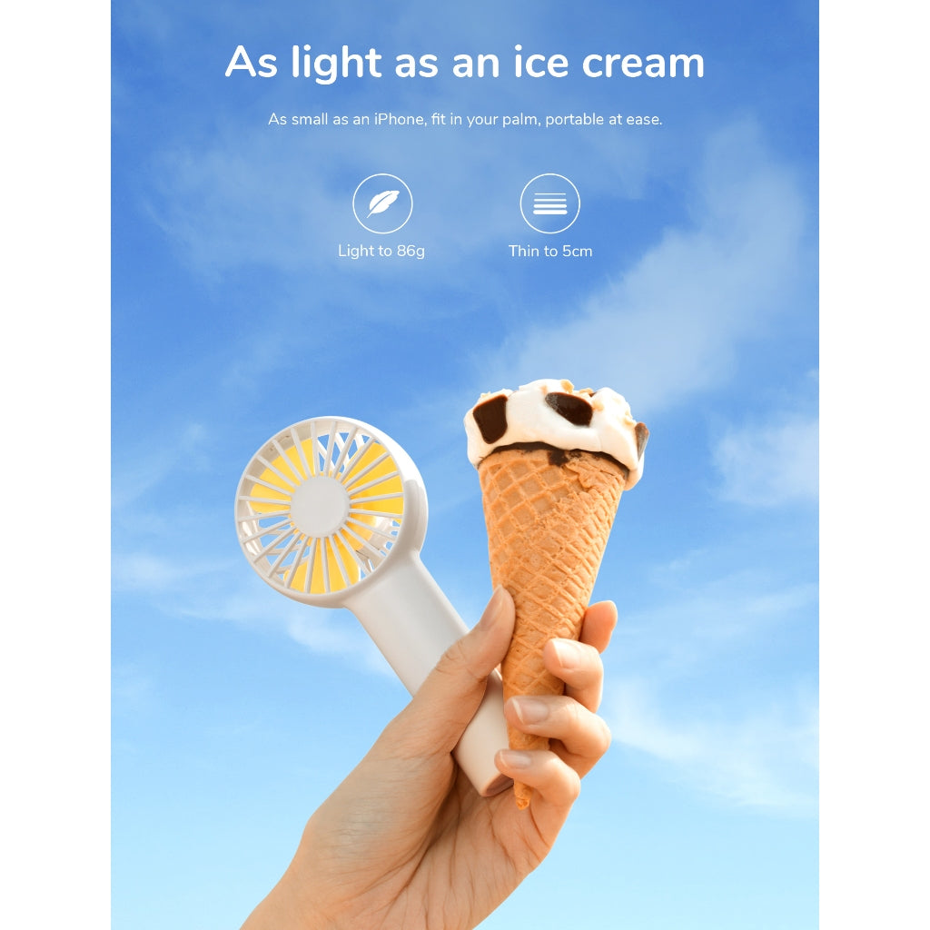 JisuLife FA20 Mini Handheld Fan - White