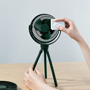 JisuLife FA24 Octopus Fan with Flexible Tripods - Green