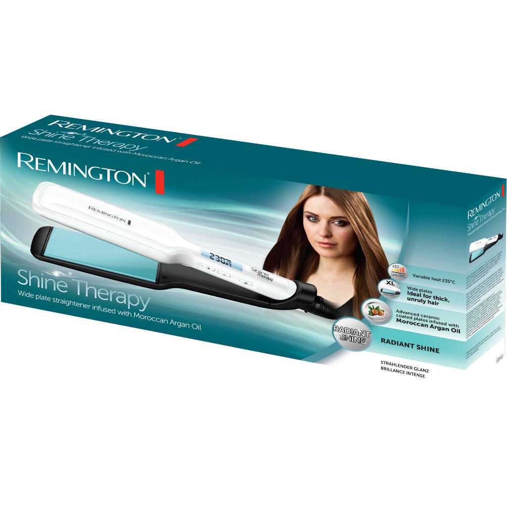 Remington S8550 Shine Therapy Wide Plate Straightener