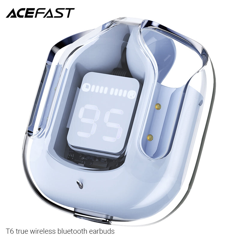 ACEFAST T6 True Wireless Stereo Headset - Ice Blue
