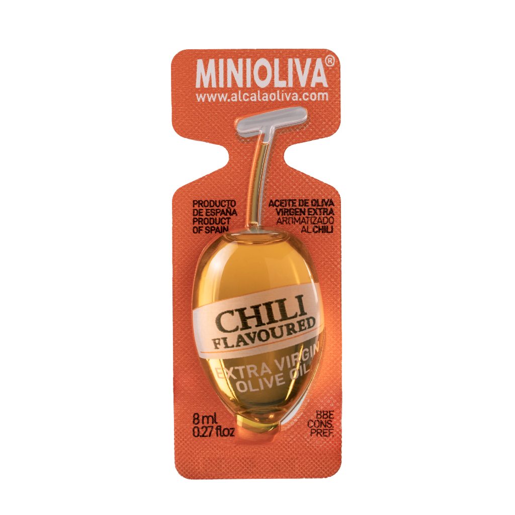 Alcala Oliva Chili flavoured olive oil 12x8ml