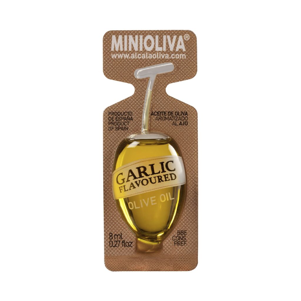Alcala Oliva Garlic flavoured olive oil 12x8ml