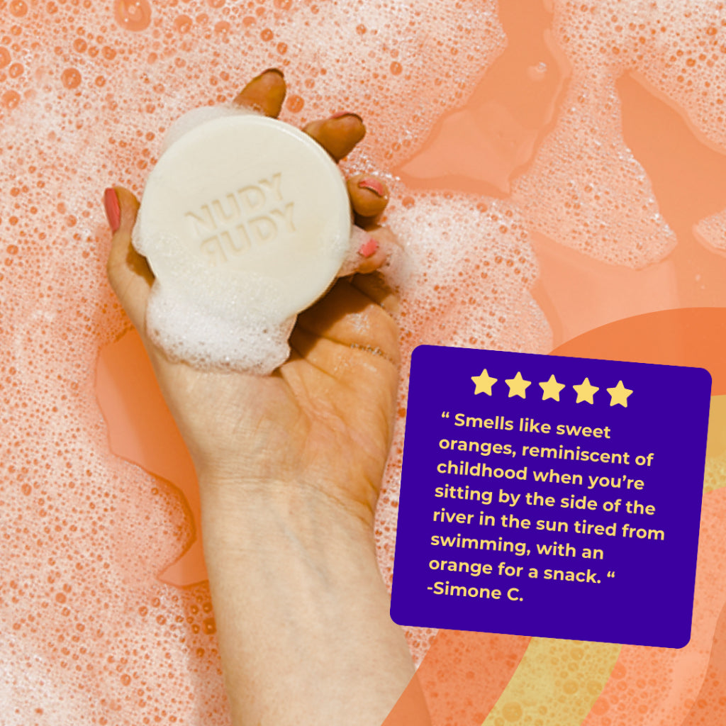 Nudy Rudy Orange Squeeze Soap Bar