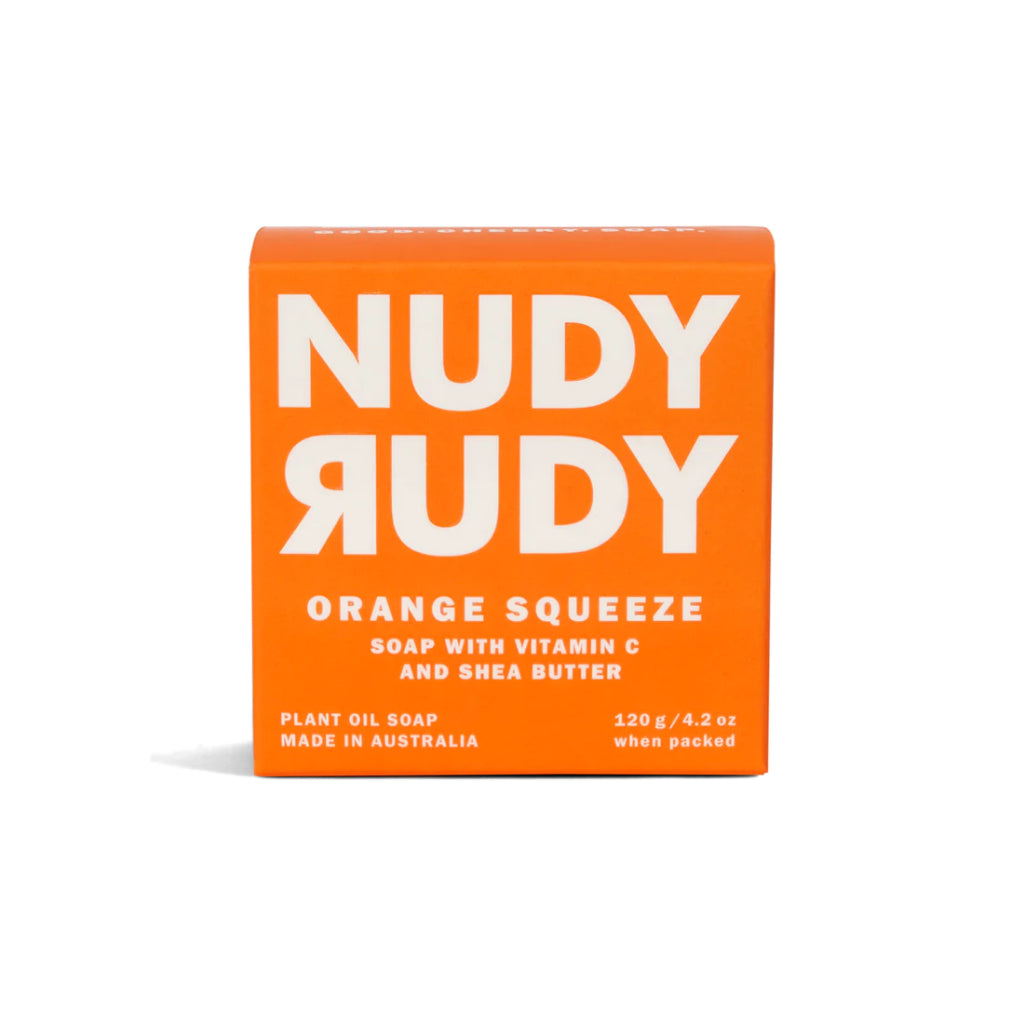 Nudy Rudy Orange Squeeze Soap Bar