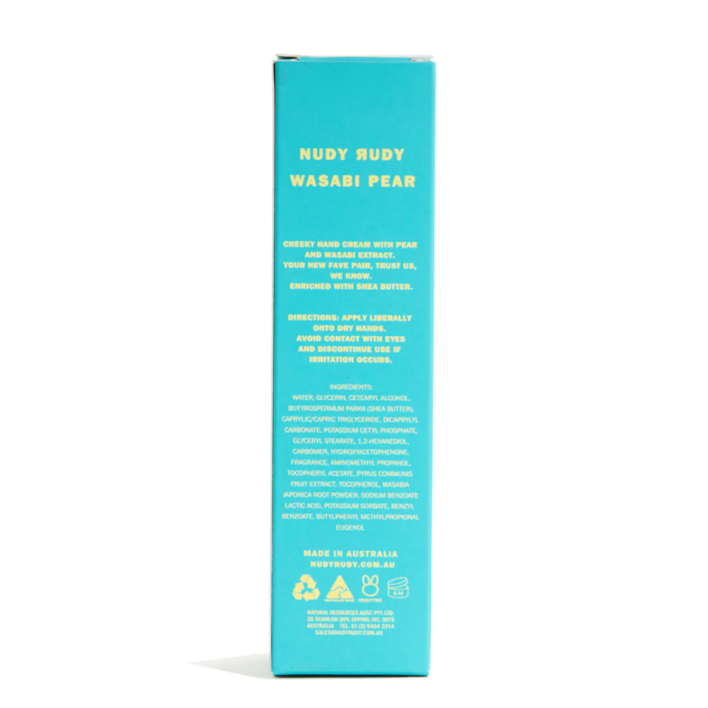 Nudy Rudy Wasabi Pear Hand Cream