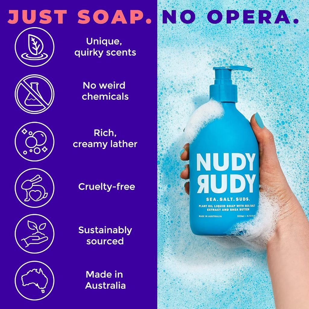 Nudy Rudy Sea Salt Suds Hand Wash