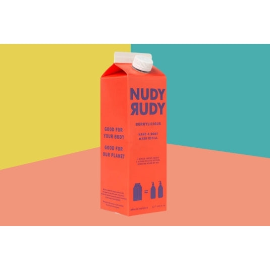 Nudy Rudy Berrylicious Hand & Body Wash 1L Refill
