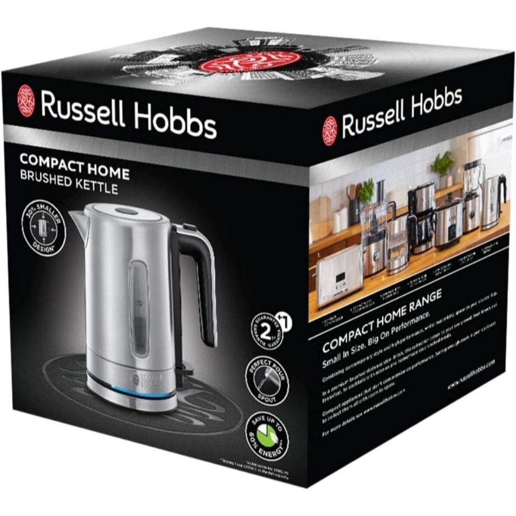 Russell Hobbs 24190-70 Compact Home Brushed Steel Kettle