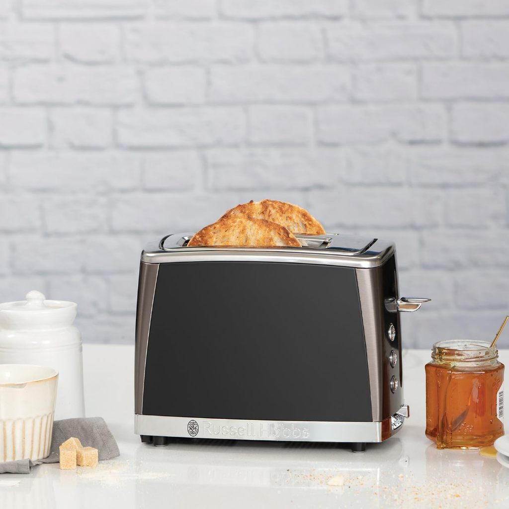 Russell Hobbs 26150-56 Matte Black 2 Slice Toaster